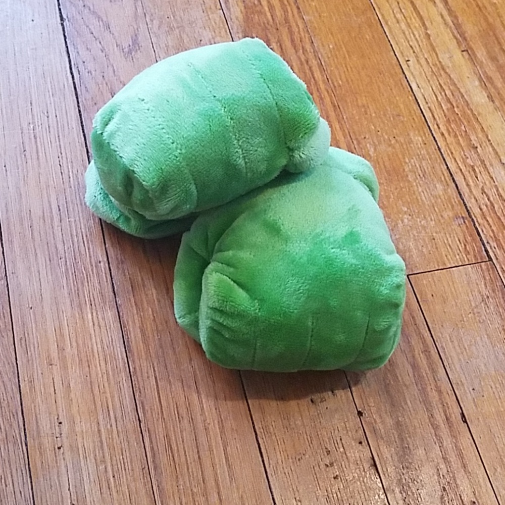 Hulk hand baby gloves